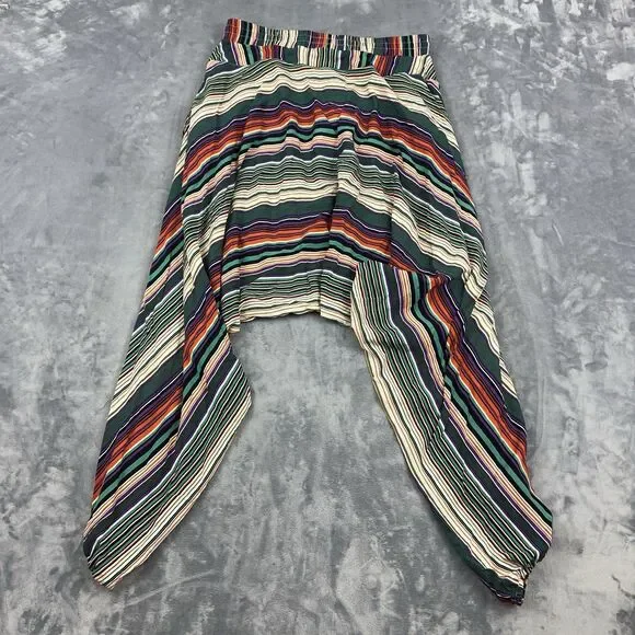 Buddha The Savannah Summer Pants Sz S Multicolor Striped Harem Yoga Flowy Hippie - Picture 4 of 10